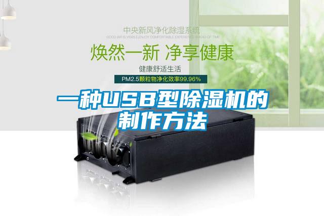 一种USB型91香蕉视频官网机的制作方法