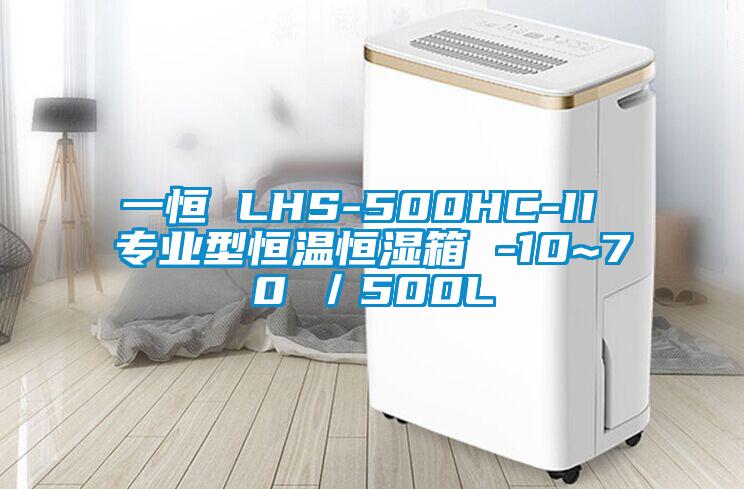 一恒 LHS-500HC-II 专业型恒温恒湿箱 -10~70℃／500L