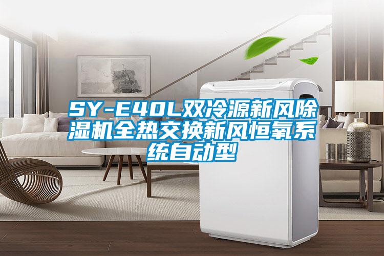 SY-E40L双冷源新风91香蕉视频官网机全热交换新风恒氧系统自动型