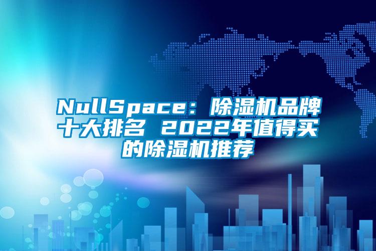 NullSpace：91香蕉视频官网机品牌十大排名 2022年值得买的91香蕉视频官网机推荐