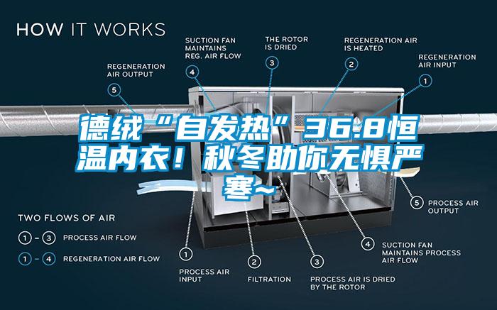 德绒“自发热”36.8恒温内衣！秋冬助你无惧严寒~