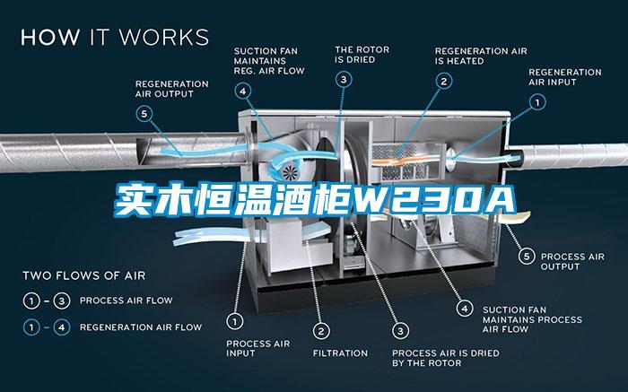 实木恒温酒柜W230A