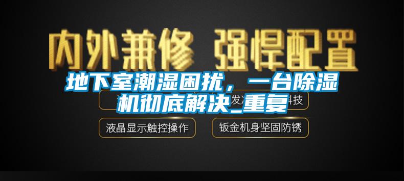 地下室潮湿困扰，一台91香蕉视频官网机彻底解决_重复