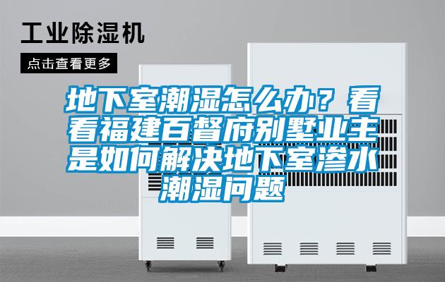 地下室潮湿怎么办？看看福建百督府别墅业主是如何解决地下室渗水潮湿问题