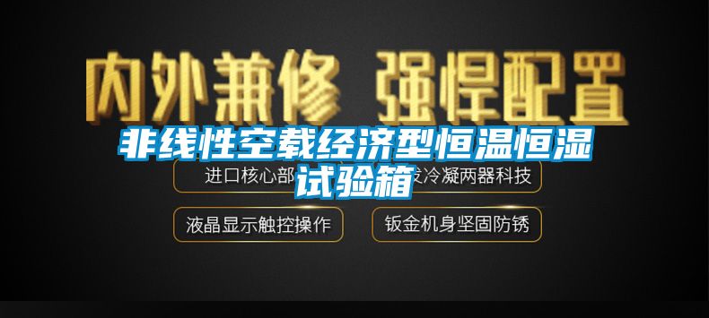 非线性空载经济型恒温恒湿试验箱